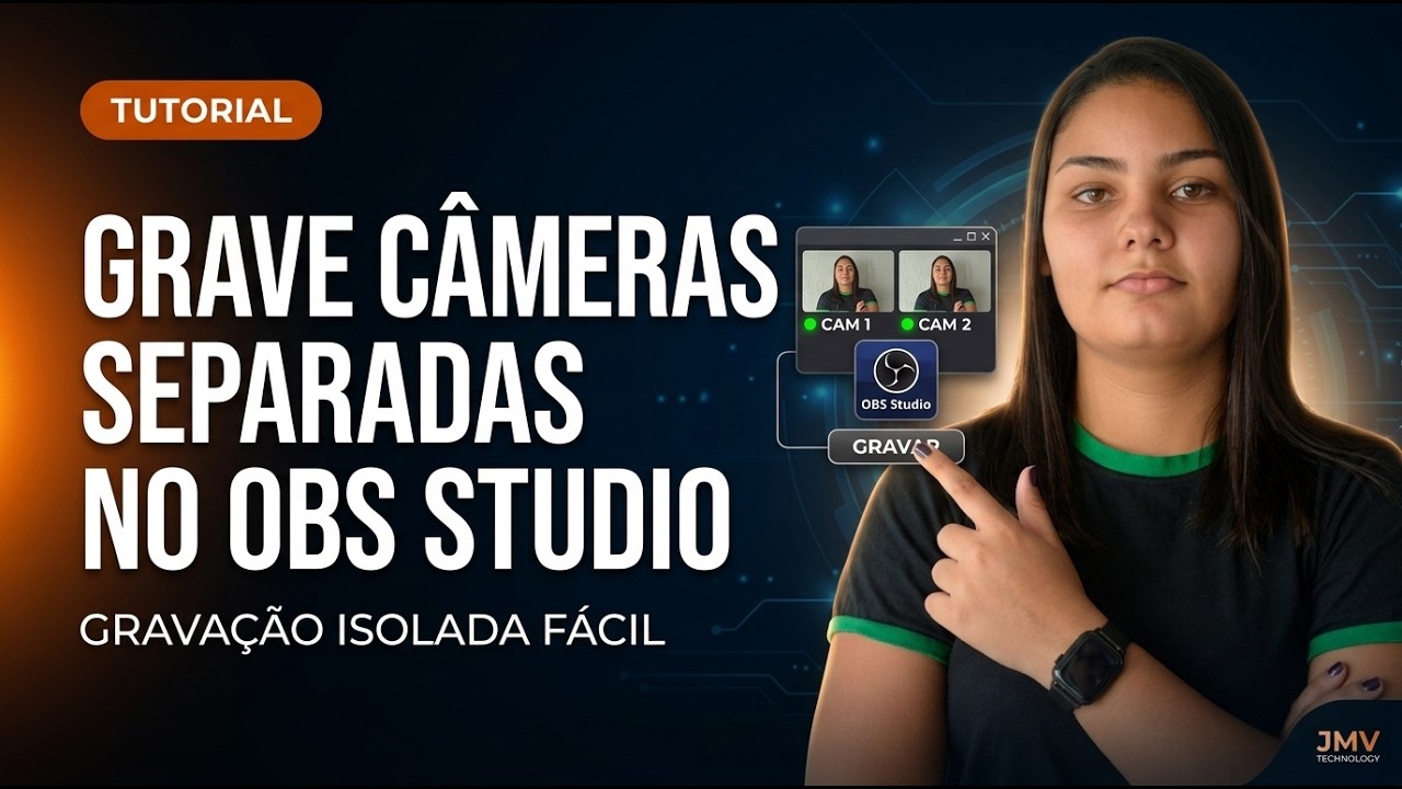 Como Gravar Câmeras e Cenas Separadas no OBS Studio | (PASSO A PASSO)