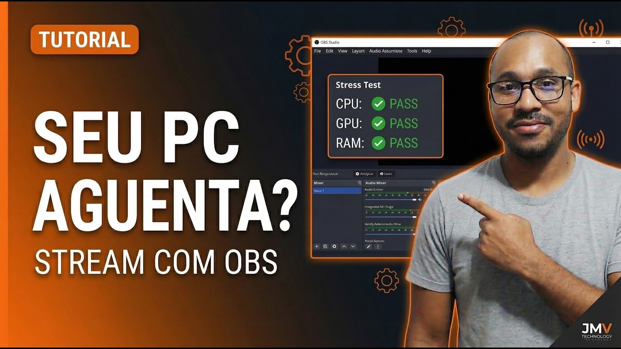 Como verificar se seu computador consegue realizar transmissões com o OBS Studio