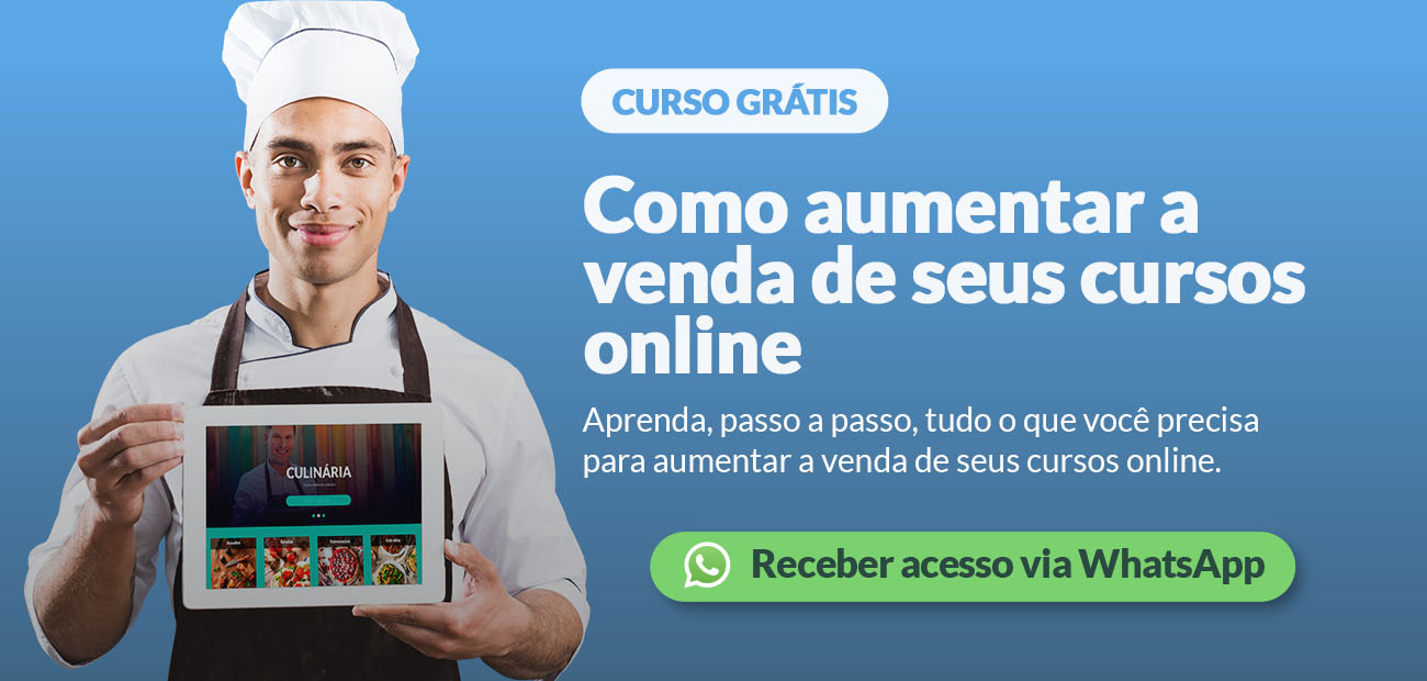 Curso grátis: Como aumentar a venda de cursos online.