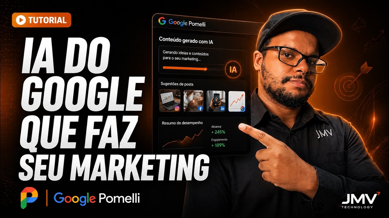 Google Pomelli: Como Criar Conteúdo, Artes e Anúncios em Minutos com I.A (Tutorial Completo 2026)