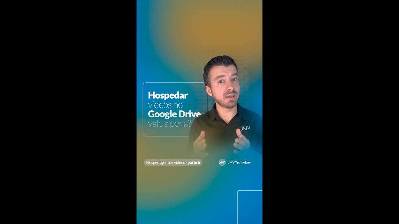 Hospedar vídeo no Google Drive: o Drive como armazenamento do arquivo master e a plataforma de hospedagem de vídeo como camada de entrega, com HLS adaptativo, DRM e marca d'água