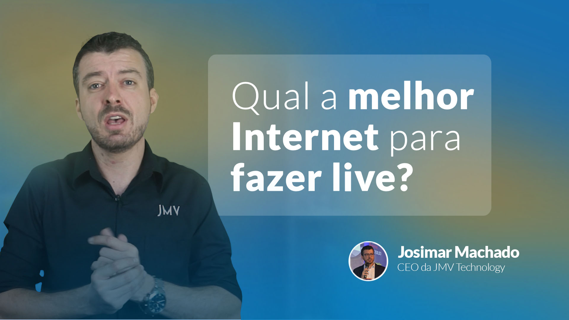 Qual a melhor internet para fazer live? Qual a velocidade ideal?