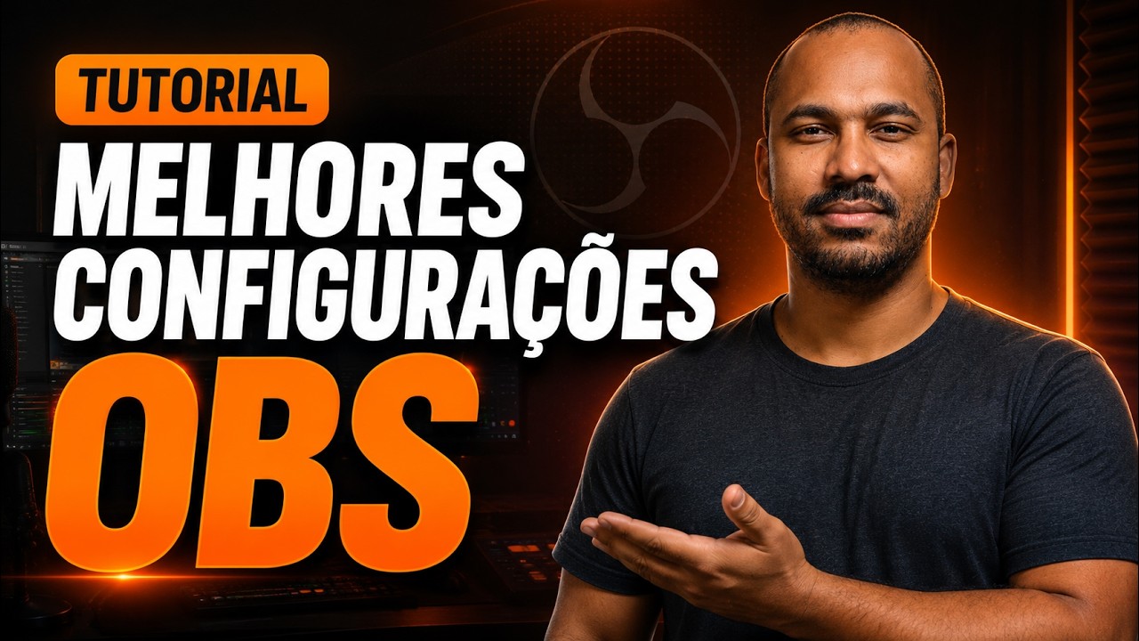Tutorial JMV Stream: configurar taxa de bits e resolução para gravar vídeo com qualidade profissional na aba Saída do OBS Studio