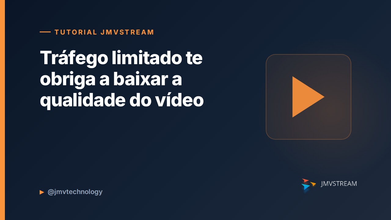 Franquia de tráfego limitada obriga a baixar a qualidade do vídeo: o caso Panda Video