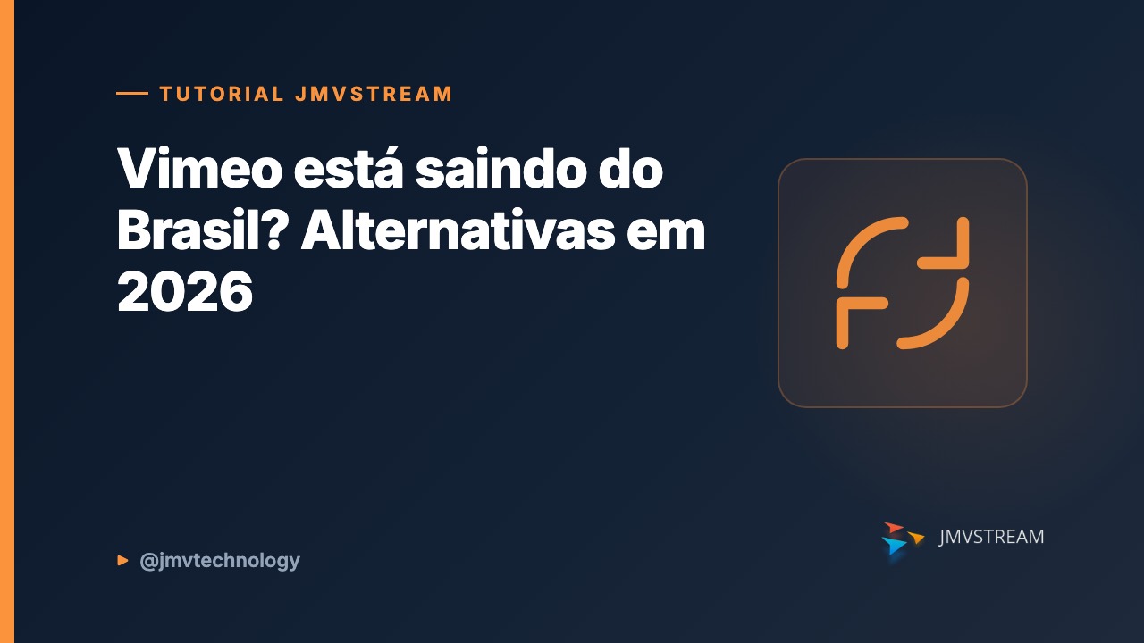 Vimeo está saindo do Brasil? Análise das alternativas brasileiras pra hospedagem de vídeo profissional em 2026