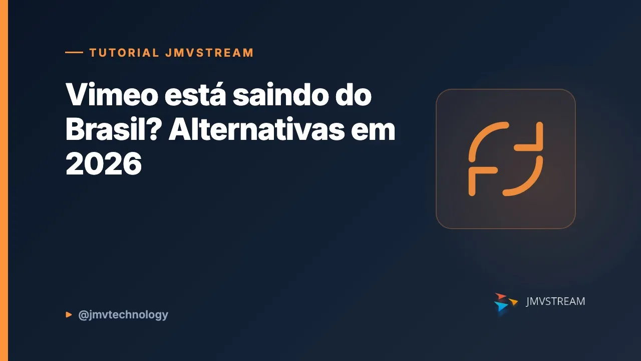 Vimeo está saindo do Brasil? O que mudou em 2026 Vimeo está saindo do Brasil? Análise das alternativas brasileiras pra hospedagem de vídeo profissional em 2026
