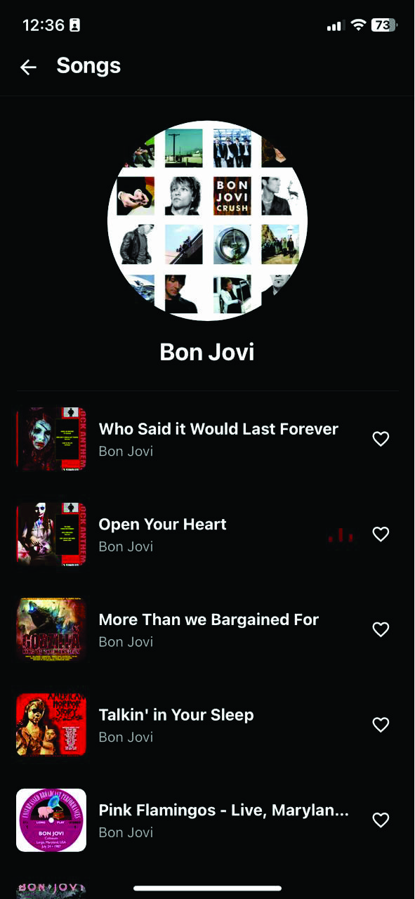 Radio's Spotify-like music catalog with on-demand audio gallery