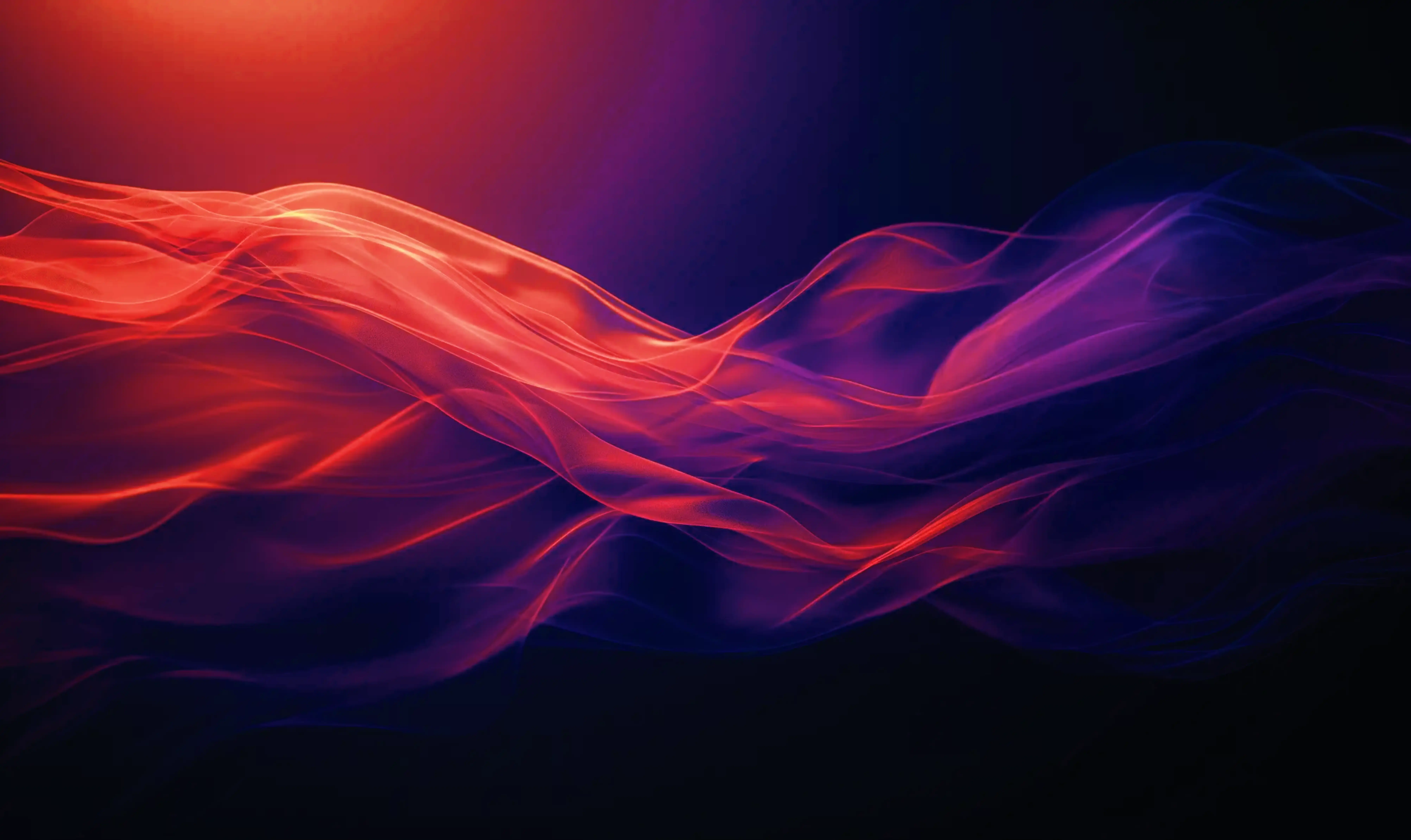 Fundo abstrato com ondas vibrantes representando streaming de música e catálogo musical