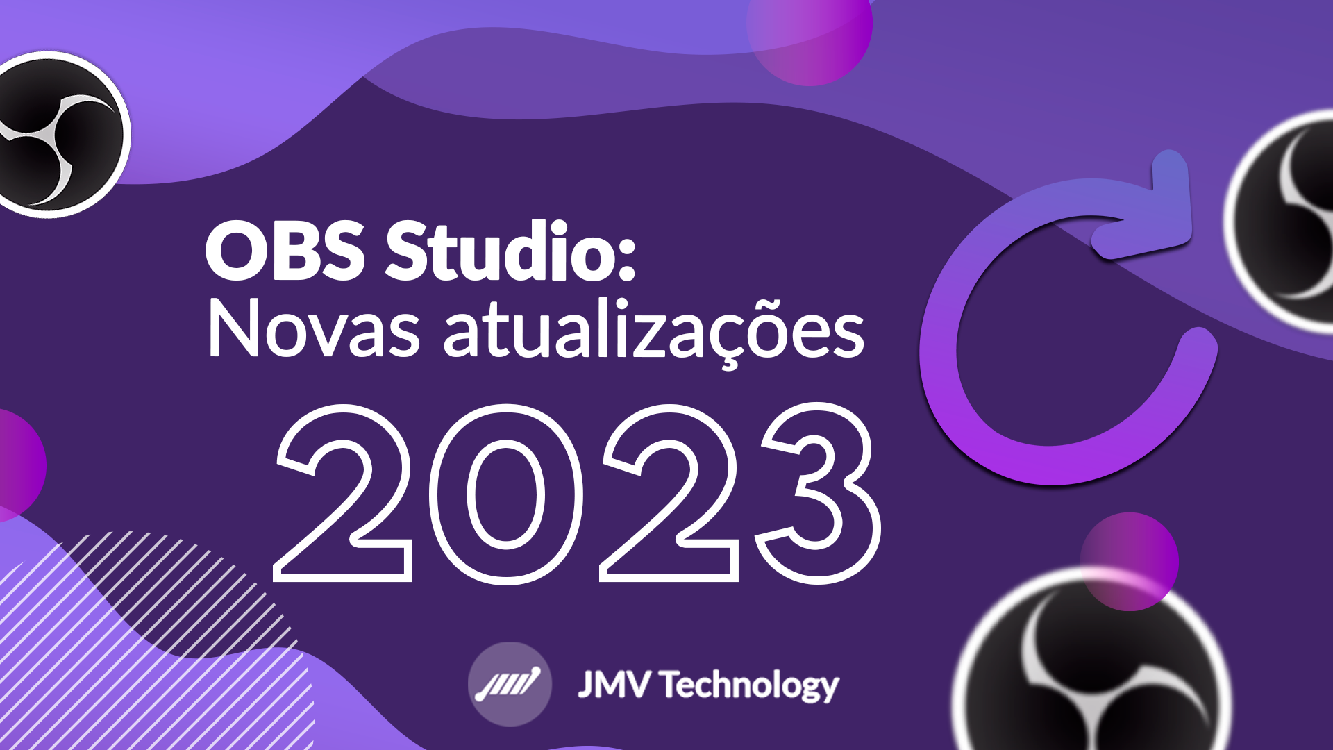 Capa do artigo OBS Studio: Novas atualizações 2023